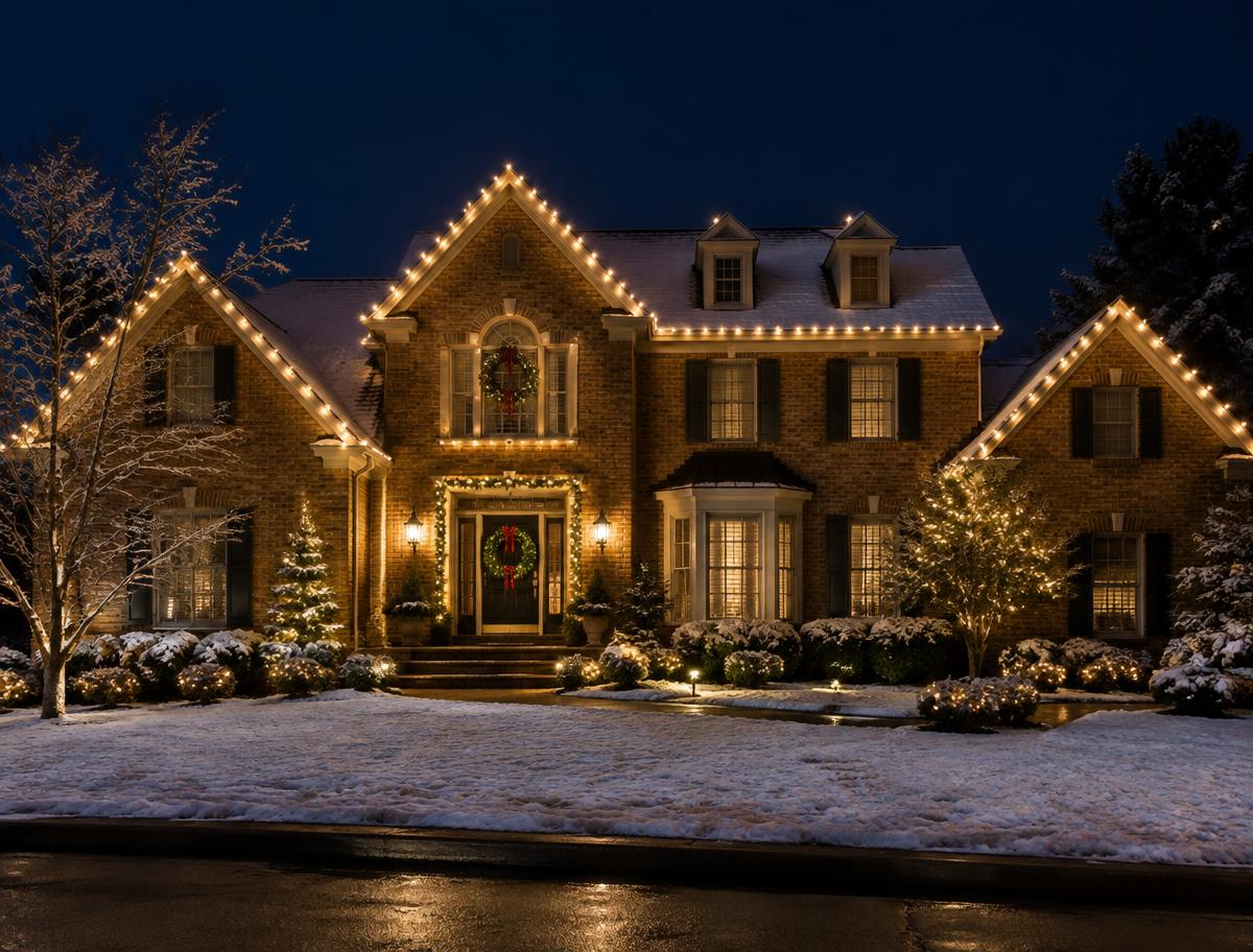 Holiday Lighting by Spring River Exteriors