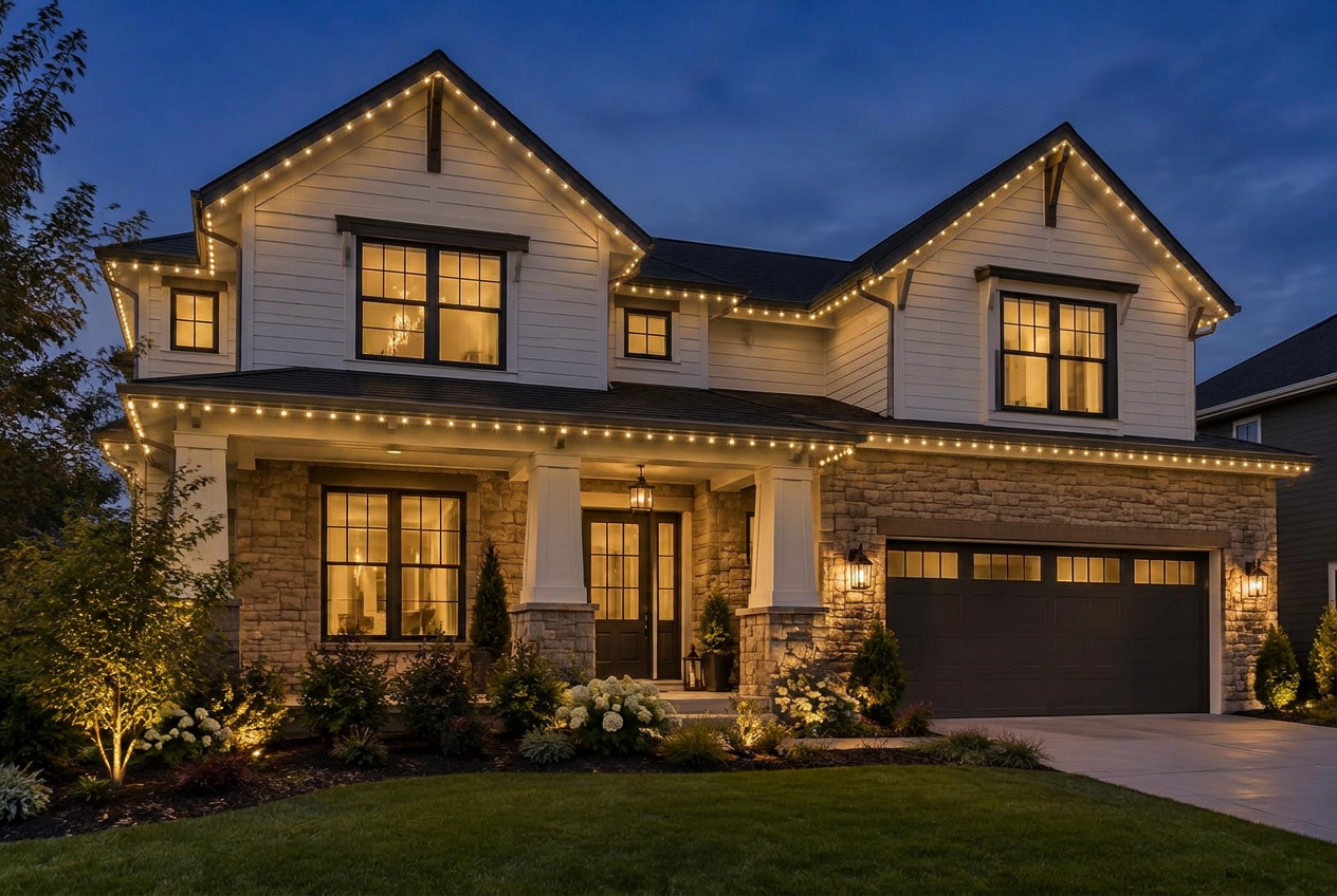 Permanent LED Lighting by Spring River Exteriors